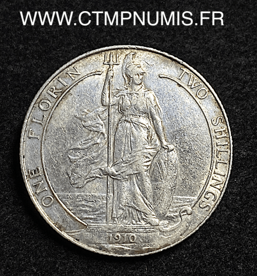 ,GRANDE,BRETAGNE,FLORIN,EDWARD,VII,1910,