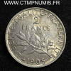 ,2,FRANCS,ARGENT,SEMEUSE,1905,