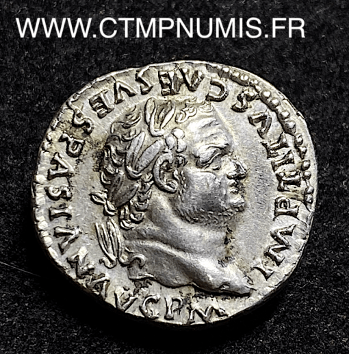 ,EMPIRE,TITUS,DENIER,ARGENT,CAPRICORNE,