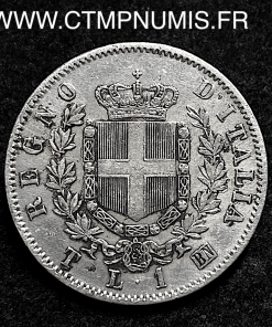 ,ITALIE,1,LRE,ARGENT,1863,TURIN,