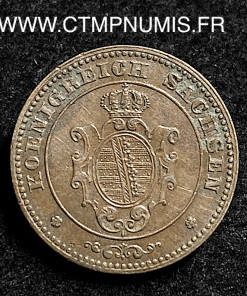 ,MONNAIE,ALLEMAGNE,SAXE,1,PFENNIGE,1871,