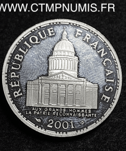 ,100,FRANCS,ARGENT,PANTHEON,2001,BE,