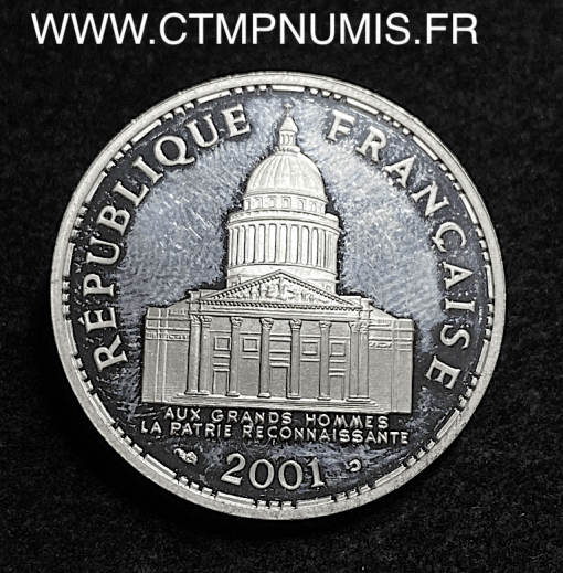 ,100,FRANCS,ARGENT,PANTHEON,2001,BE,