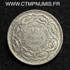 ,COLONIE,TUNISIE,10,FRANCS,ARGENT,1939,