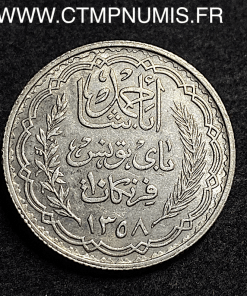 ,COLONIE,TUNISIE,10,FRANCS,ARGENT,1939,