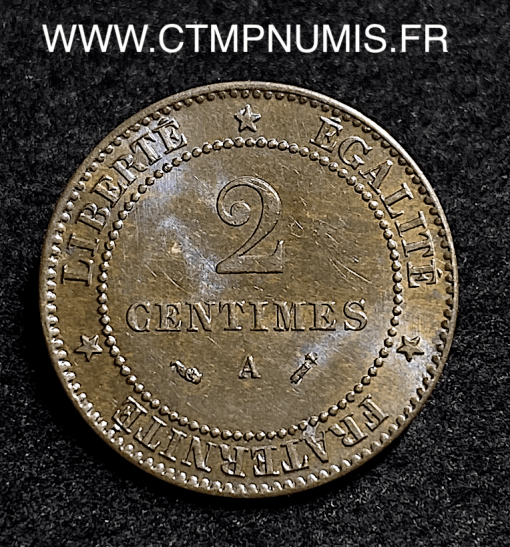 ,MONNAIE,2,CENTIMES,CERES,1889,A,PARIS,