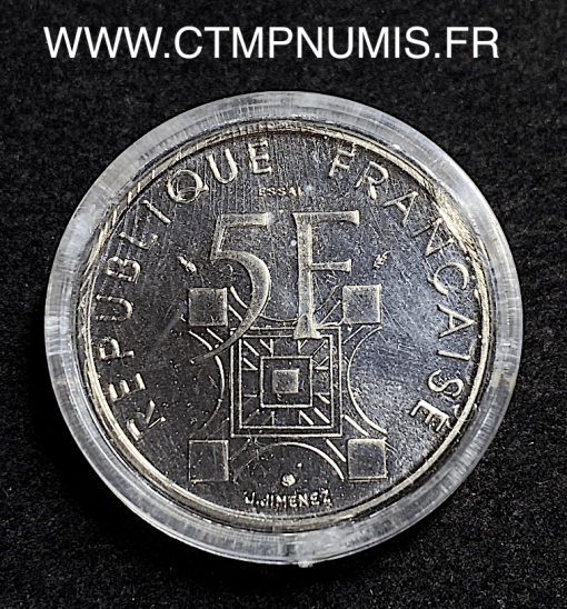 ,MONNAIE,ESSAI,5,FRANCS,TOUR,EIFFEL,1989,