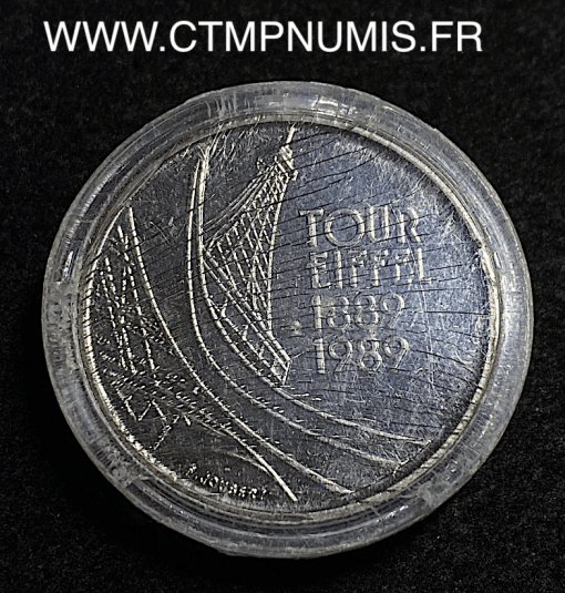 ,MONNAIE,ESSAI,5,FRANCS,TOUR,EIFFEL,1989,