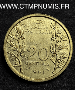 ,ESSAI,CONCOURS,20,CENTIMES,1961,LAGRIFFOUL,