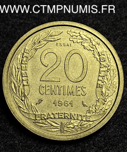 ,ESSAI,CONCOURS,20,CENTIMES,1961,ROBERT,