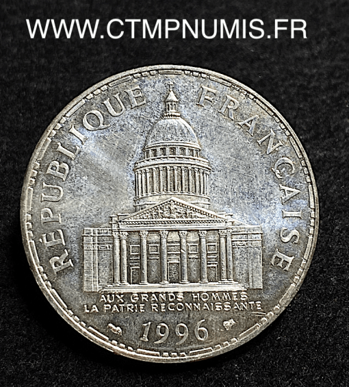 ,MONNAIE,100,FRANCS,PANTHEON,ARGENT,1996,