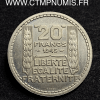 ,MONNAIE,ESSAI,20,FRANCS,TURIN,1945,SPL,