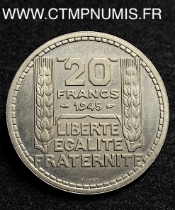 ,MONNAIE,ESSAI,20,FRANCS,TURIN,1945,SPL,