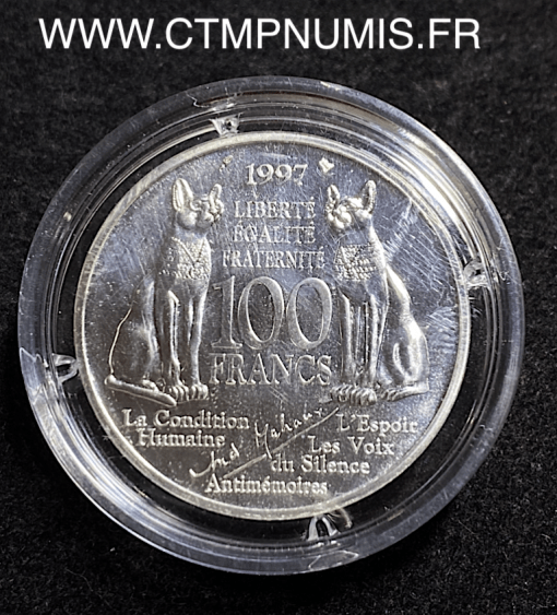 ,ESSAI,100,FRANCS,ARGENT,MALRAUX,1997,