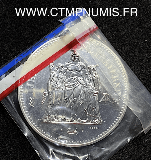 ,ESSAI,50,FRANCS,ARGENT,HERCULE,1974,