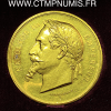 ,MEDAILLE,OR,NAPOLEON,EXPOSITION,1867,PARIS,