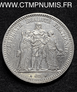 ,5,FRANCS,ARGENT,HERCULE,1848,A,PARIS,