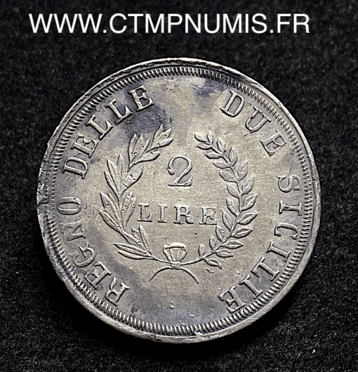 ,ITALIE,,2,LIRE,ARGENT,JOACHIM,MURAT,1813,