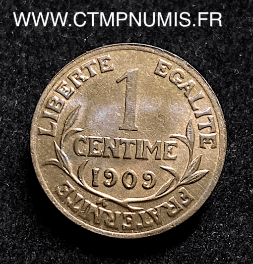 ,MONNAIE,1,CENTIME,DANIEL,DUPUIS,1909,