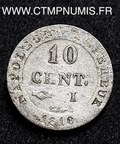 ,EMPIRE,10,CENTIMES,NAPOLEON,I°,1810,LIMOGES,