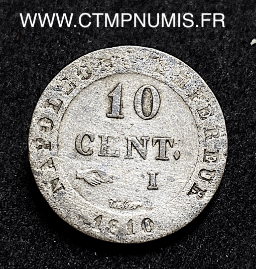 ,EMPIRE,10,CENTIMES,NAPOLEON,I°,1810,LIMOGES,