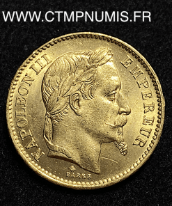 ,EMPIRE,20,FRANCS,NAPOLEON,III,1866,PARIS,