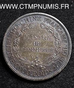 ,INDOCHINE,1,PIASTRE,ARGENT,1887,PARIS,