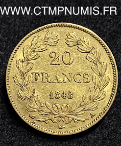 ,20,FRANCS,OR,LOUIS,PHILIPPE,1848,PARIS,