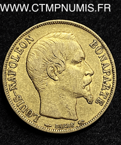 ,20,FRANCS,OR,LOUIS,NAPOLEON,1852,PARIS,