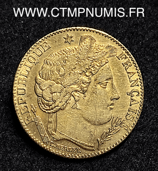 ,10,FRANCS,OR,CERES,III°,REPUBLIQUE,1896,PARIS,