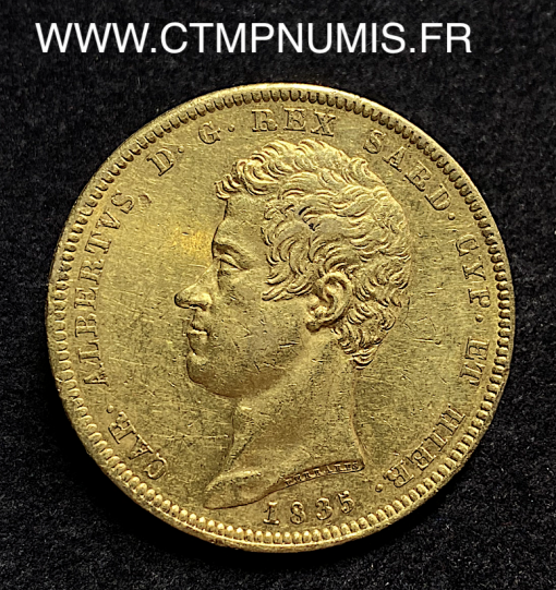 ,100,LIRE,OR,CHARLES,ALBERT,1835,TURIN,