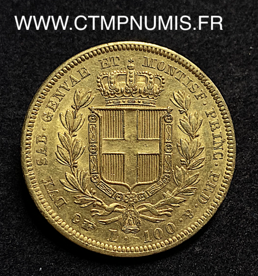 ,100,LIRE,OR,CHARLES,ALBERT,1835,TURIN,