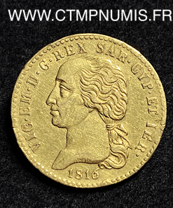 ,ITALIE,20,LIRE,OR,VICTOR,EMMANUEL,1816,TURIN,