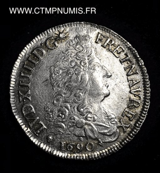 ROYALE,LOUIS,XIV,1/2,ECU,1690,TOULOUSE,