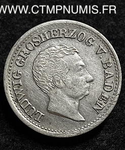 ,MONNAIE,ALLEMAGNE,BADEN,3,KREUZER,1830,