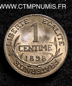 ,MONNAIE,1,CENTIME,DANIEL,DUPUIS,1898,SPL,