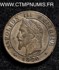 ,1,CENTIME,NAPOLEON,III,TETE,LAUREE,1870,PARIS,