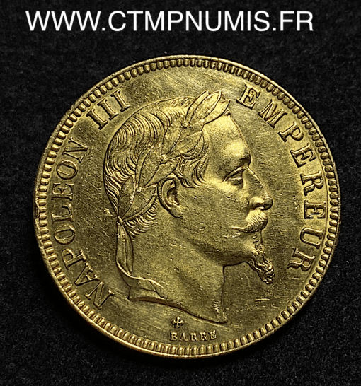 ,100,FRANCS,NAPOLEON,III,1867,BB,STRASBOURG,