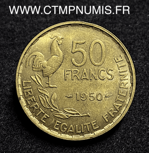 ,MONNAIE,50,FRANCS,GUIRAUD,1950,