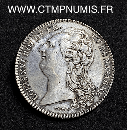 ,JETON,ARGENT,LOUIS,XVI,ACADEMIE,FRANCAISE,