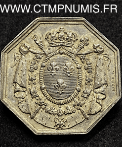 ,JETON,ARGENT,NOTAIRES,AMIENS,1827,