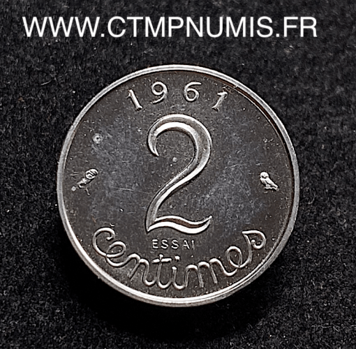 ,ESSAI,2,CENTIMES,EPI,ACIER,1961,