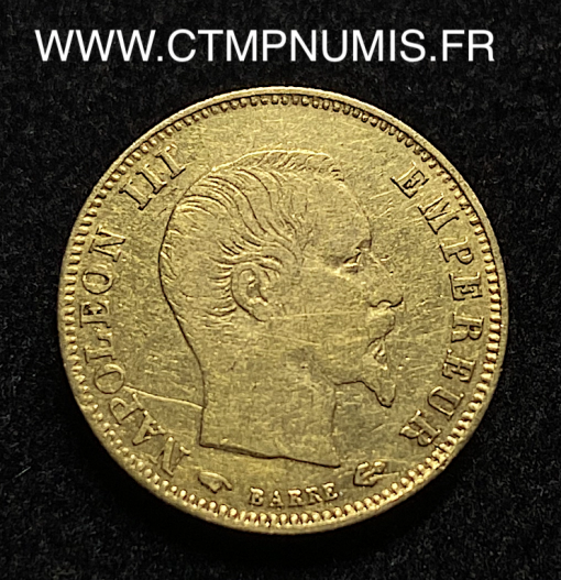 ,EMPIRE,5,FRANCS,OR,NAPOLEON,III,1859,A,PARIS,