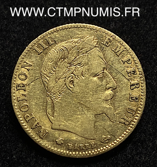 ,EMPIRE,5,FRANCS,OR,NAPOLEON,III,1866,PARIS,