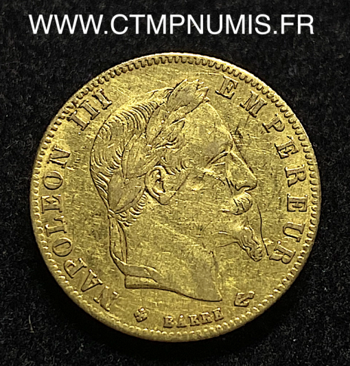 ,5,FRANCS,OR,NAPOLEON,III,1867,BB,STRASBOURG,