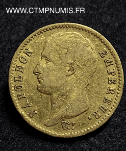 20,FRANCS,OR,NAPOLEON,I°,TETENUE,1807,PARIS,