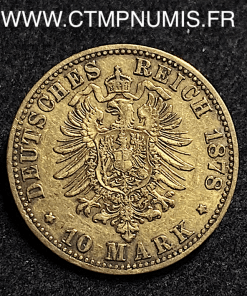 ,ALLEMAGNE,PRUSSE,10,MARK,OR,1878,A,