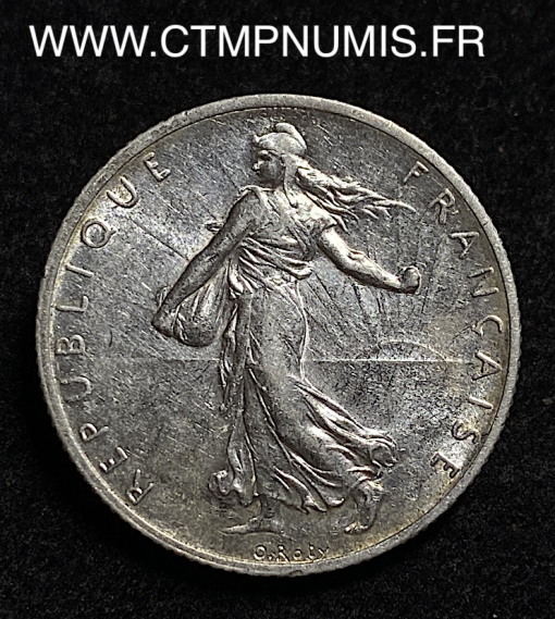 ,MONNAIE,2,FRANCS,SEMEUSE,ARGENT,1902,