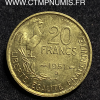 ,20,FRANCS,GUIRAUD,1951,B,