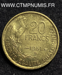 ,20,FRANCS,GUIRAUD,1951,B,